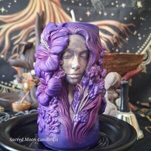 Aphrodite's Garden Hibiscus Goddess Devotional Pillar Candle